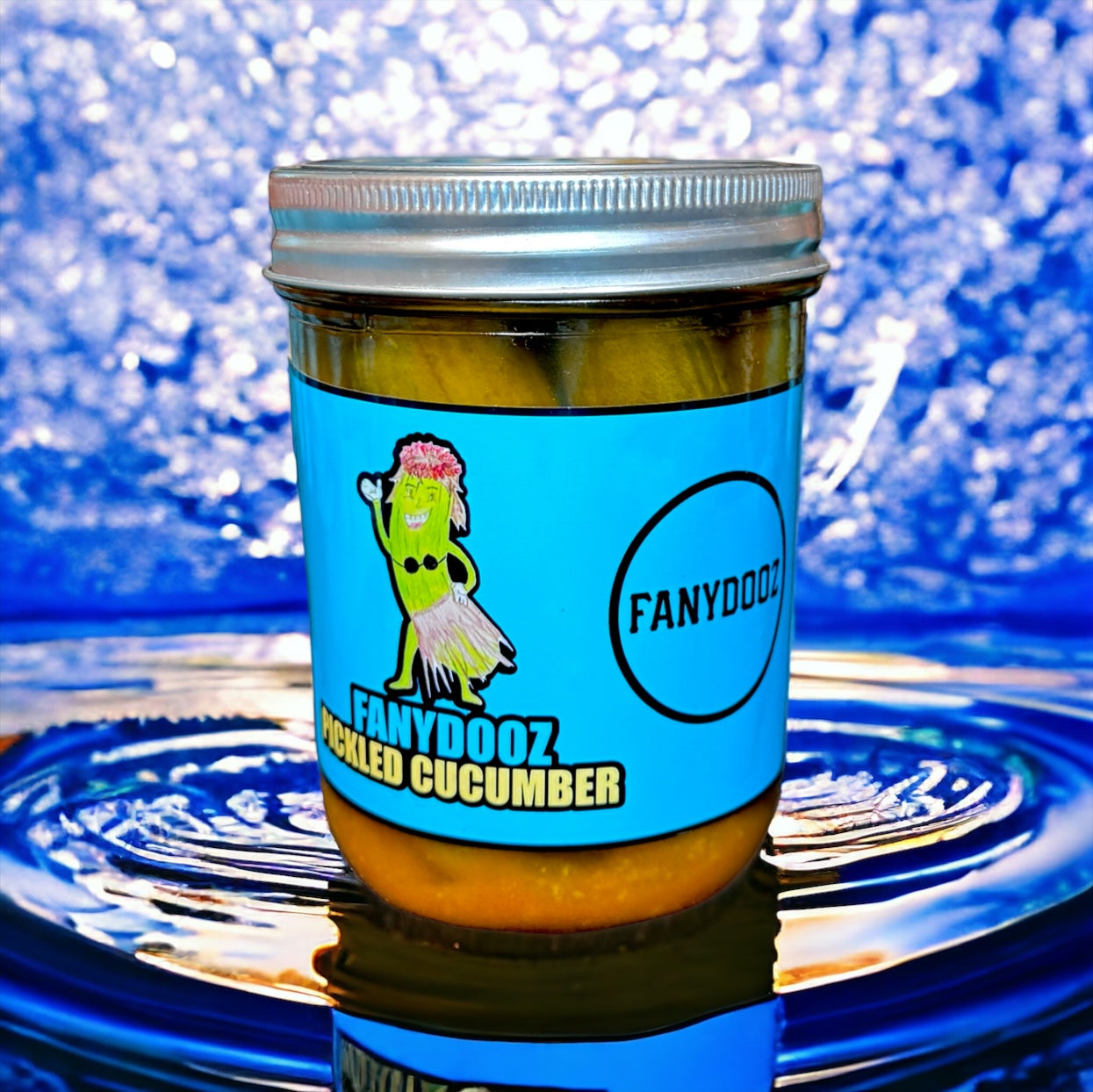 FANYDOOZ CUCUMBER PICKLE GARLIC 16 OZ