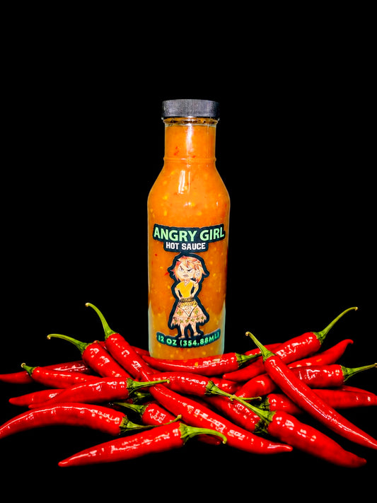 ANGRY GIRL HOT SAUCE 12 OZ