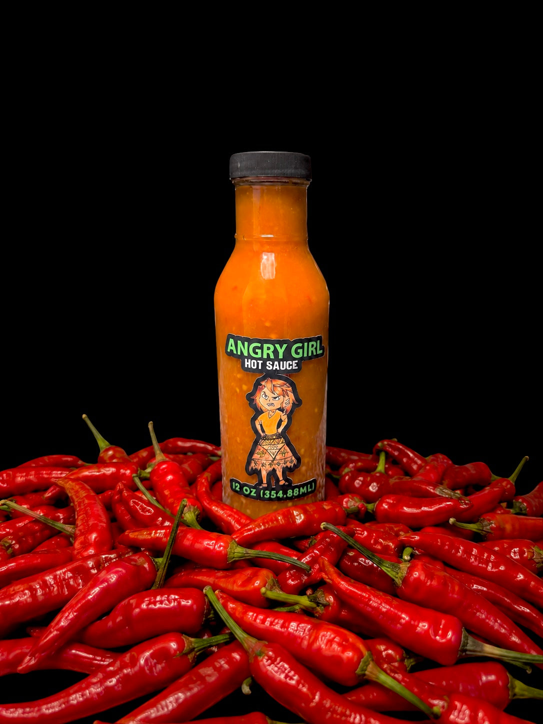 ANGRY GIRL HOT SAUCE 12 OZ