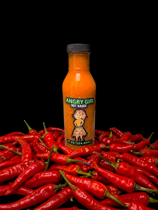 ANGRY GIRL HOT SAUCE 12 OZ